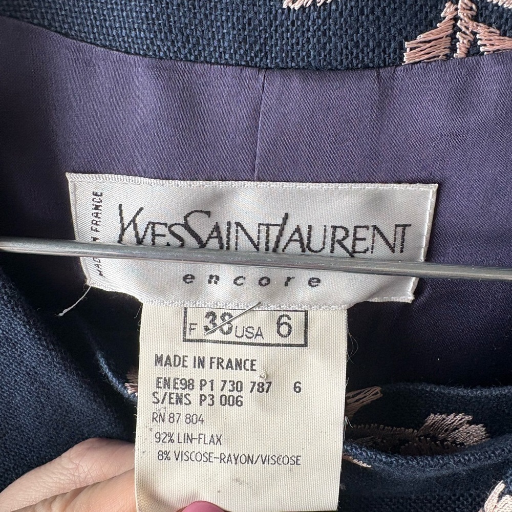 Vintage YSL Skirt Set - Picture 2 of 6
